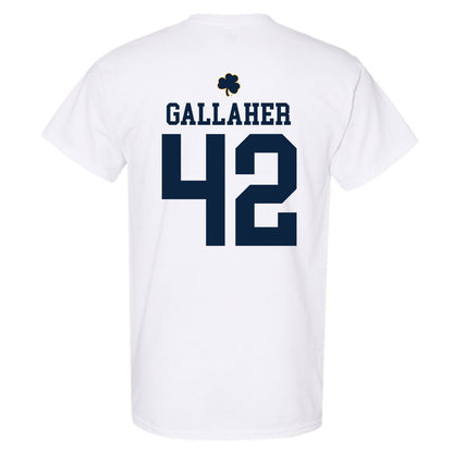 Notre Dame - NCAA Men's Lacrosse : Christian Gallaher - Classic Shersey T-Shirt-1