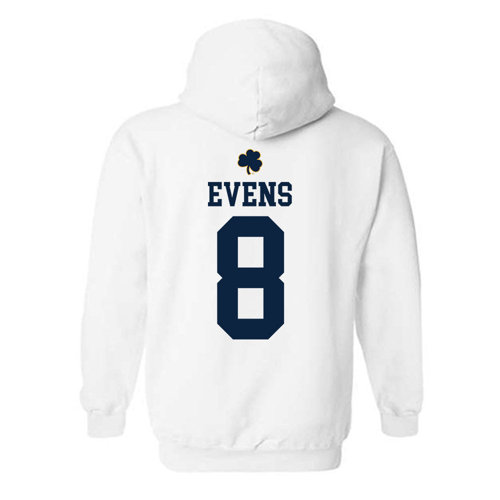 Notre Dame - NCAA Women's Volleyball : Maya Evens - Classic Shersey Hooded Sweatshirt-1