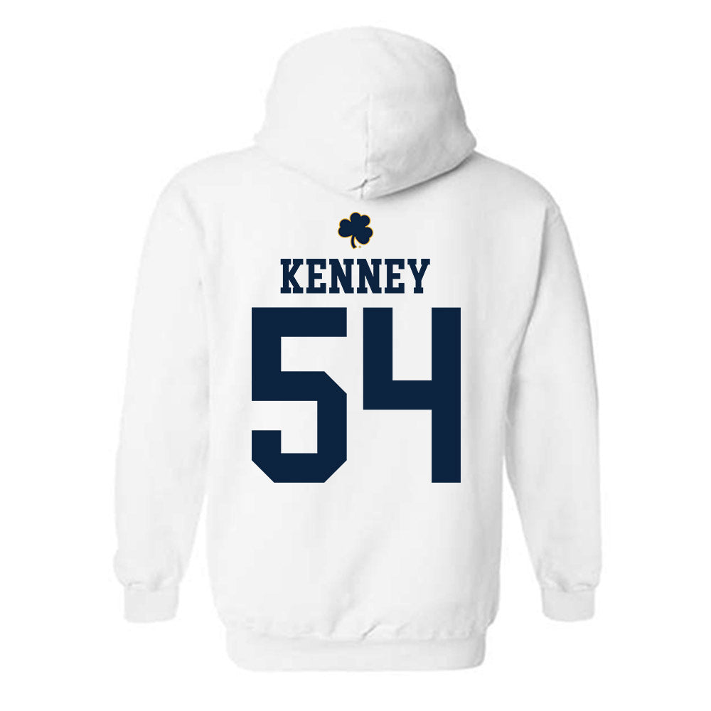 Notre Dame - NCAA Men's Lacrosse : James Kenney - Classic Shersey Hooded Sweatshirt