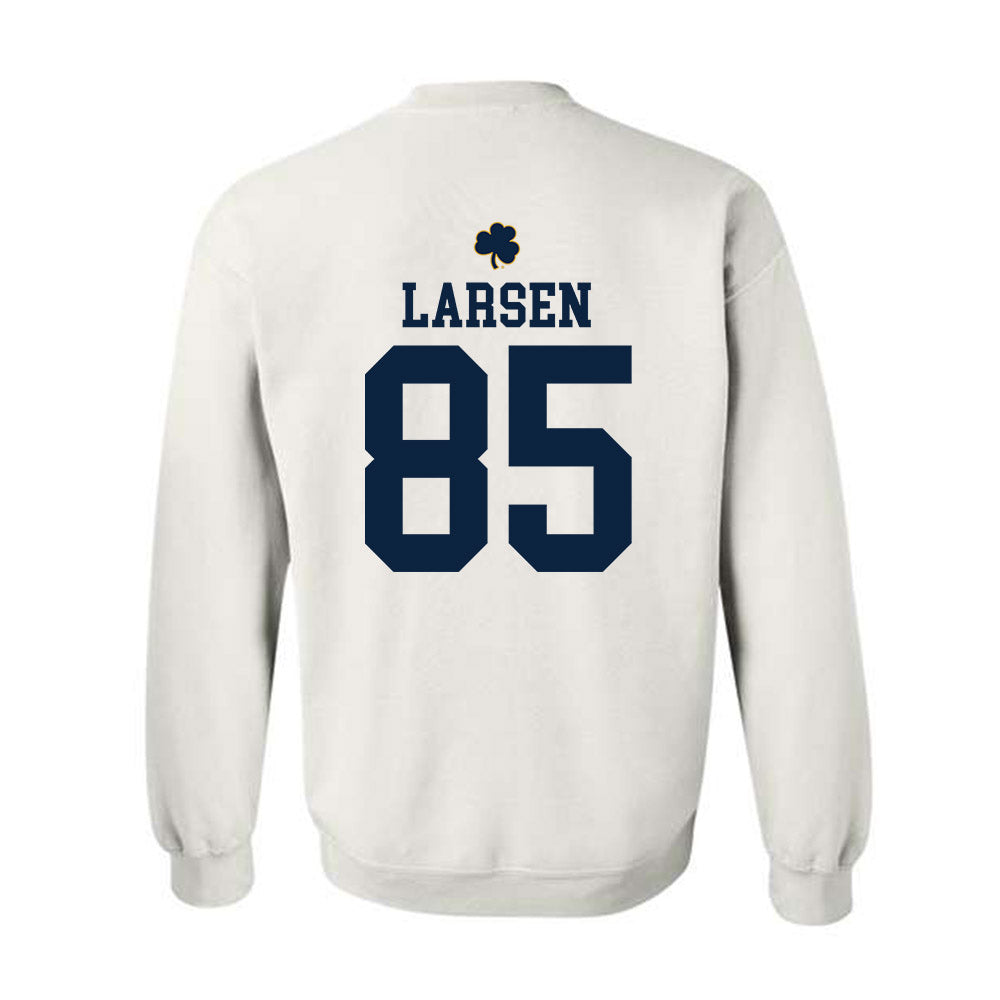 Notre Dame - NCAA Football : Jack Larsen - Classic Shersey Crewneck Sweatshirt-1