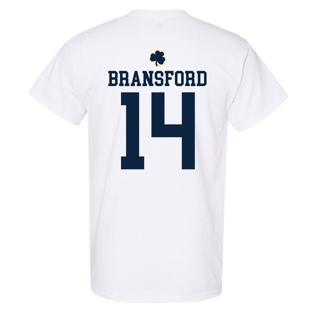 Notre Dame - NCAA Women's Basketball : Kk Bransford - Classic Shersey T-Shirt-1