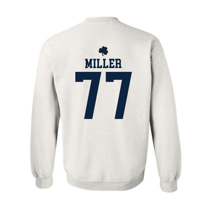 Notre Dame - NCAA Men's Lacrosse : Luke Miller - Classic Shersey Crewneck Sweatshirt