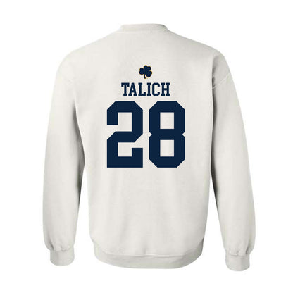 Notre Dame - NCAA Football : Luke Talich - Classic Shersey Crewneck Sweatshirt-1