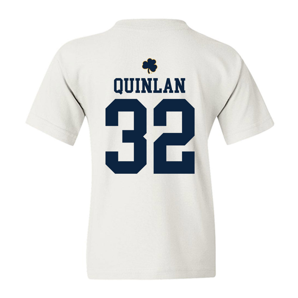 Notre Dame - NCAA Men's Ice Hockey : Patrick Quinlan - Classic Shersey Youth T-Shirt-1