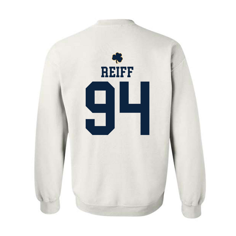 Notre Dame - NCAA Football : Joe Reiff - Classic Shersey Crewneck Sweatshirt-1