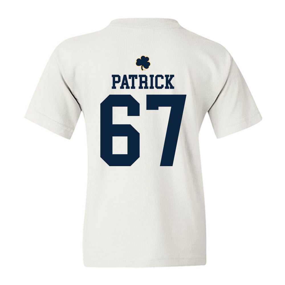 Notre Dame - NCAA Football : Gregory Patrick - Classic Shersey Youth T-Shirt-1