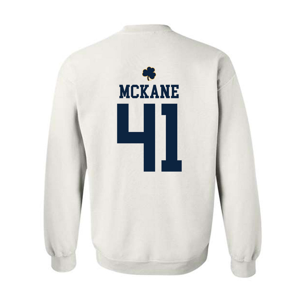 Notre Dame - NCAA Men's Lacrosse : Matthew McKane - Classic Shersey Crewneck Sweatshirt-1