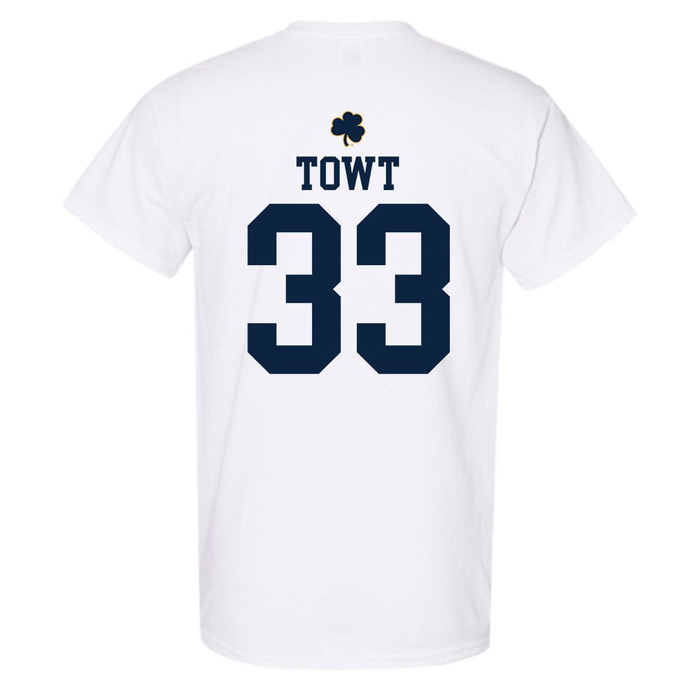 Notre Dame - NCAA Men's Basketball : Carson Towt - Classic Shersey T-Shirt-1