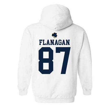 Notre Dame - NCAA Football : Cooper Flanagan - Classic Shersey Hooded Sweatshirt-1