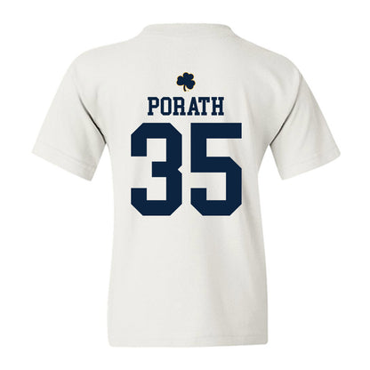 Notre Dame - NCAA Football : Spencer Porath - Classic Shersey Youth T-Shirt-1