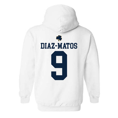 Notre Dame - NCAA Men's Lacrosse : Aidan Diaz-Matos - Classic Shersey Hooded Sweatshirt-1