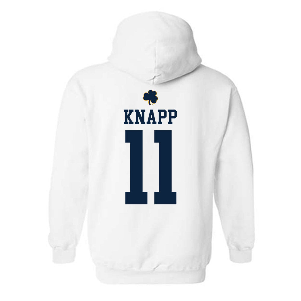 Notre Dame - NCAA Women's Soccer : Tessa Knapp - Classic Shersey Hooded Sweatshirt-1