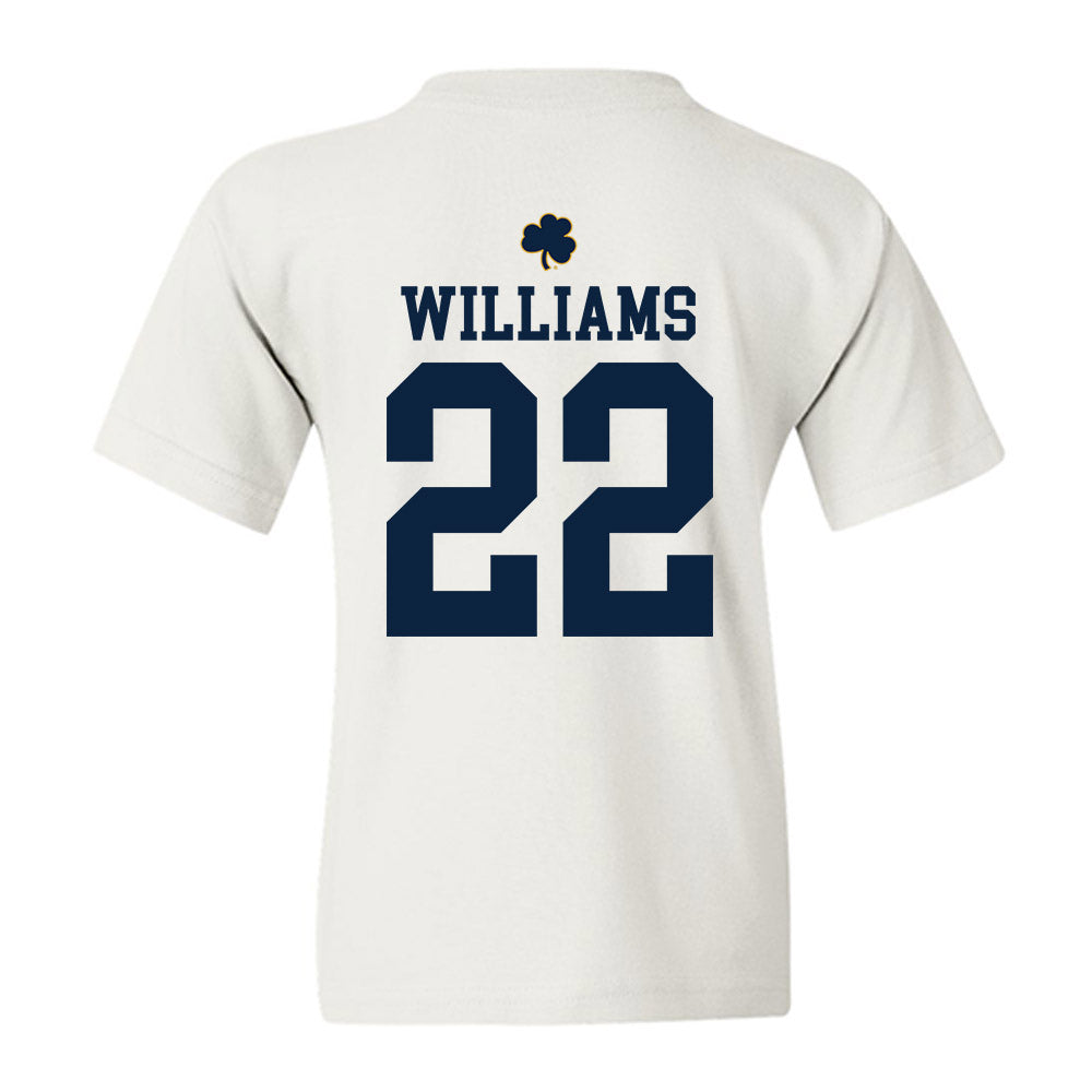 Notre Dame - NCAA Football : Aneyas Williams - Classic Shersey Youth T-Shirt-1