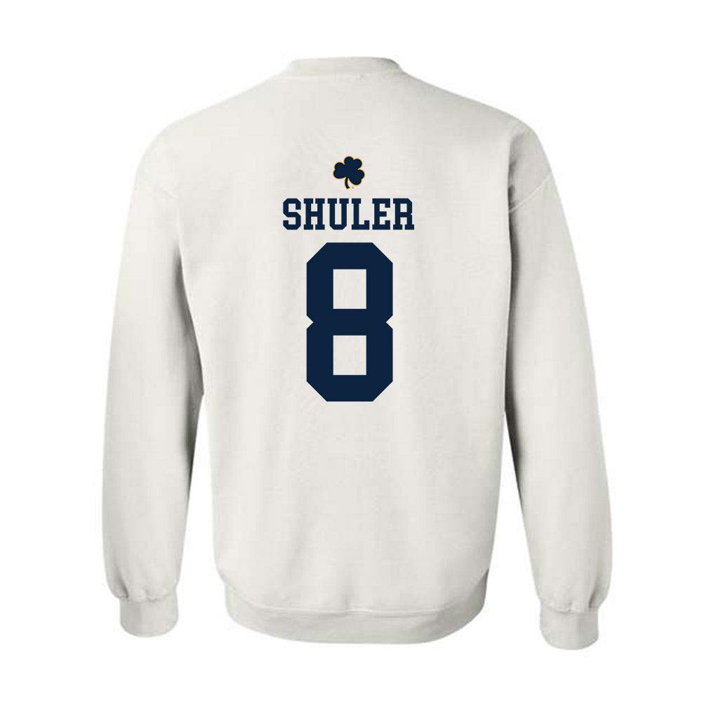 Notre Dame - NCAA Football : Adon Shuler - Classic Shersey Crewneck Sweatshirt-1