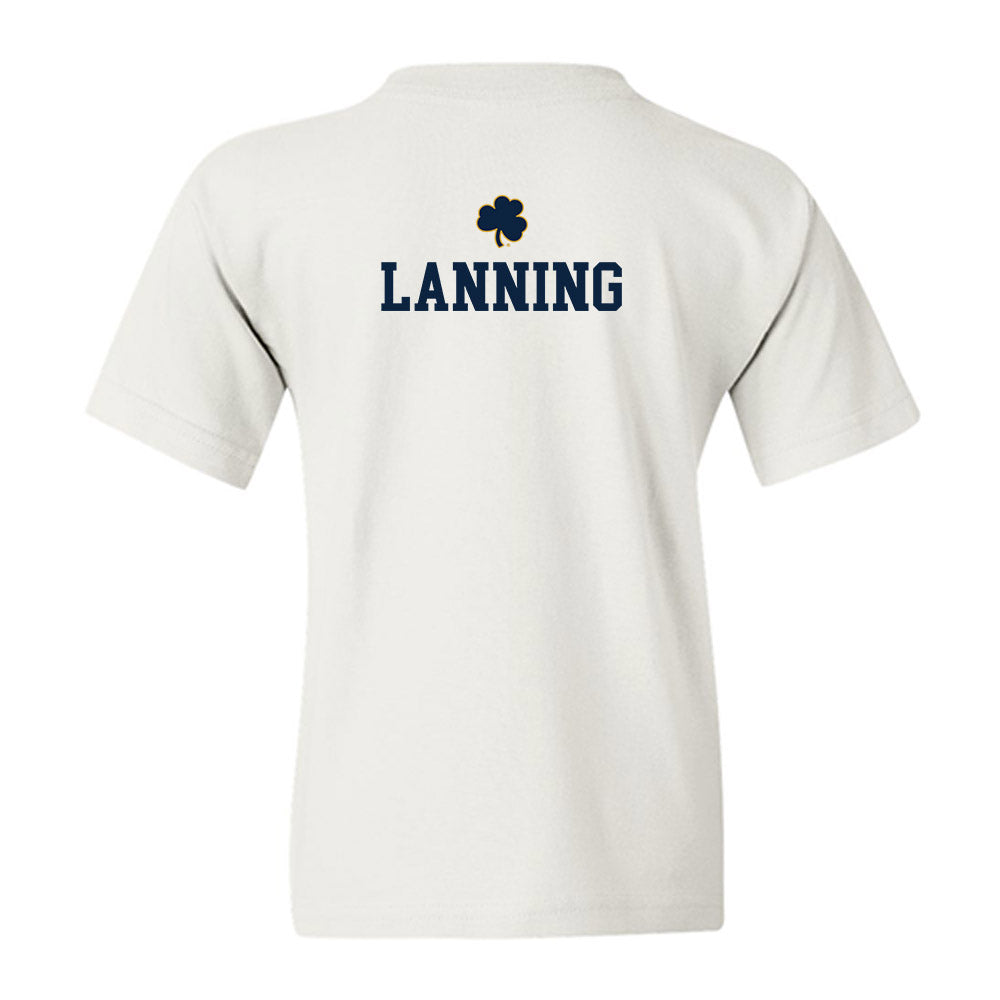Notre Dame - NCAA Women's Swimming & Diving : Gracyn Lanning - Classic Shersey Youth T-Shirt-1