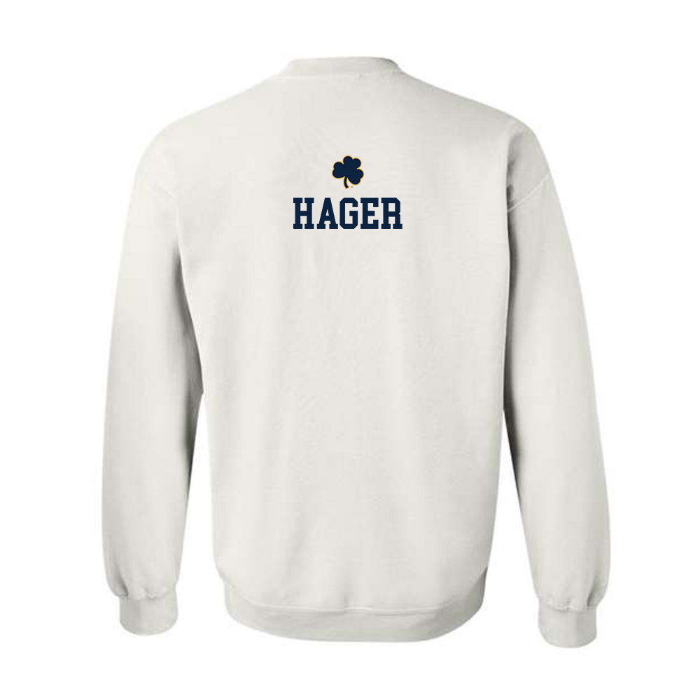 Notre Dame - NCAA Women's Swimming & Diving : Jaylee Hager - Classic Shersey Crewneck Sweatshirt-1