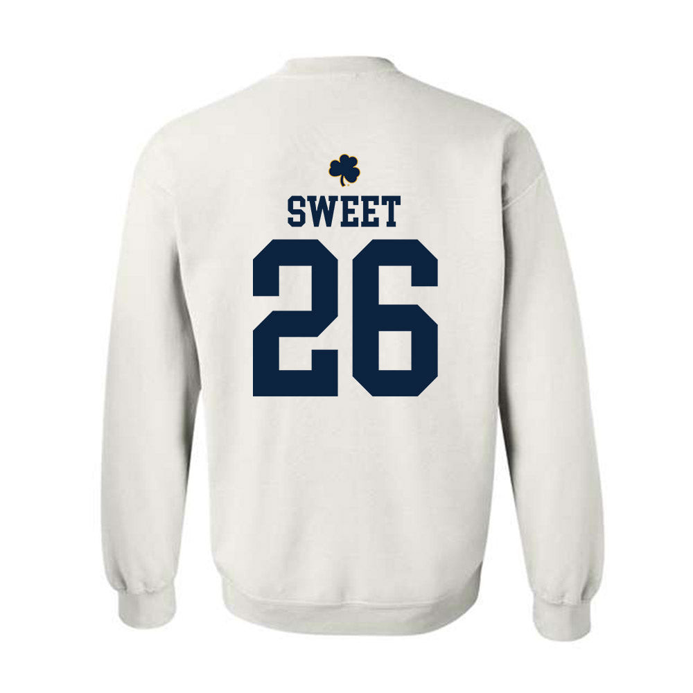 Notre Dame - NCAA Softball : Tenley Sweet - Classic Shersey Crewneck Sweatshirt-1