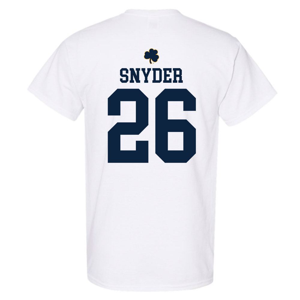 Notre Dame - NCAA Baseball : Garrett Snyder - Classic Shersey T-Shirt-1