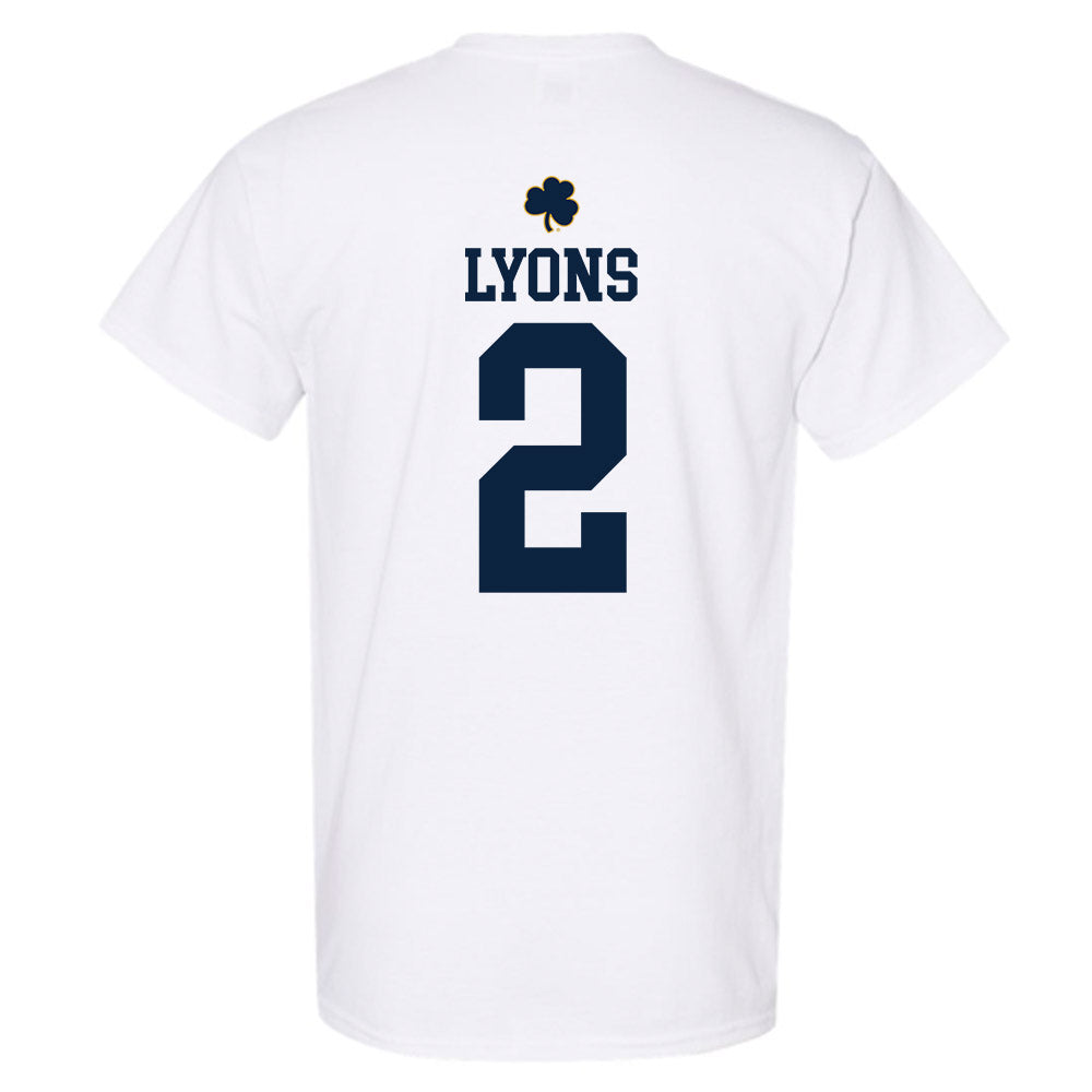 Notre Dame - NCAA Women's Lacrosse : Abigail Lyons - Classic Shersey T-Shirt-1