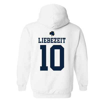 Notre Dame - NCAA Women's Lacrosse : Kiki Liebezeit - Classic Shersey Hooded Sweatshirt-1