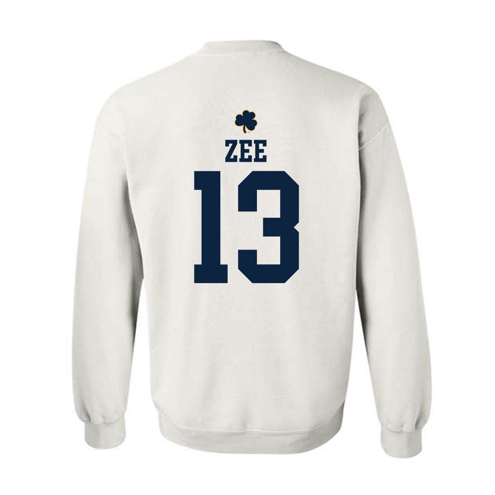 Notre Dame - NCAA Baseball : Jamie Zee - Classic Shersey Crewneck Sweatshirt-1