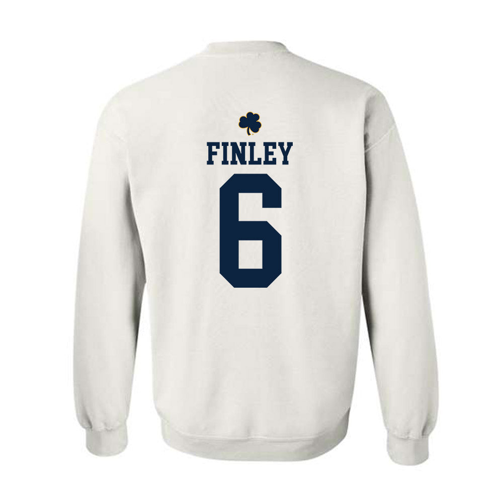 Notre Dame - NCAA Men's Lacrosse : Fisher Finley - Classic Shersey Crewneck Sweatshirt-1
