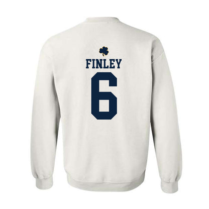 Notre Dame - NCAA Men's Lacrosse : Fisher Finley - Classic Shersey Crewneck Sweatshirt-1