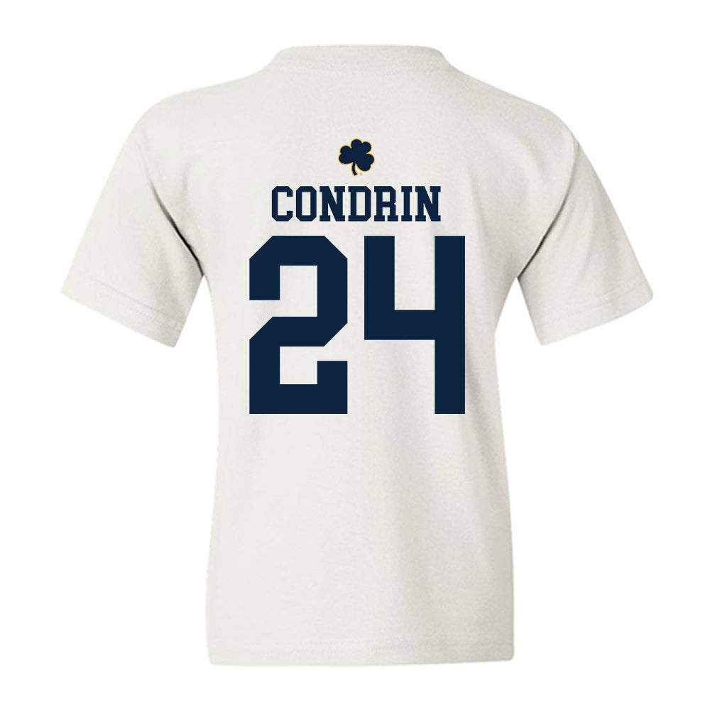Notre Dame - NCAA Baseball : Luke Condrin - Classic Shersey Youth T-Shirt-1