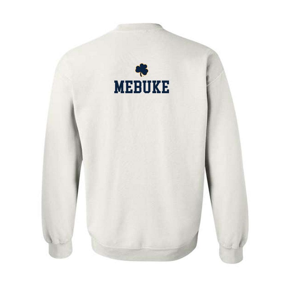 Notre Dame - NCAA Women's Fencing : Barbare Mebuke - Classic Shersey Crewneck Sweatshirt-1