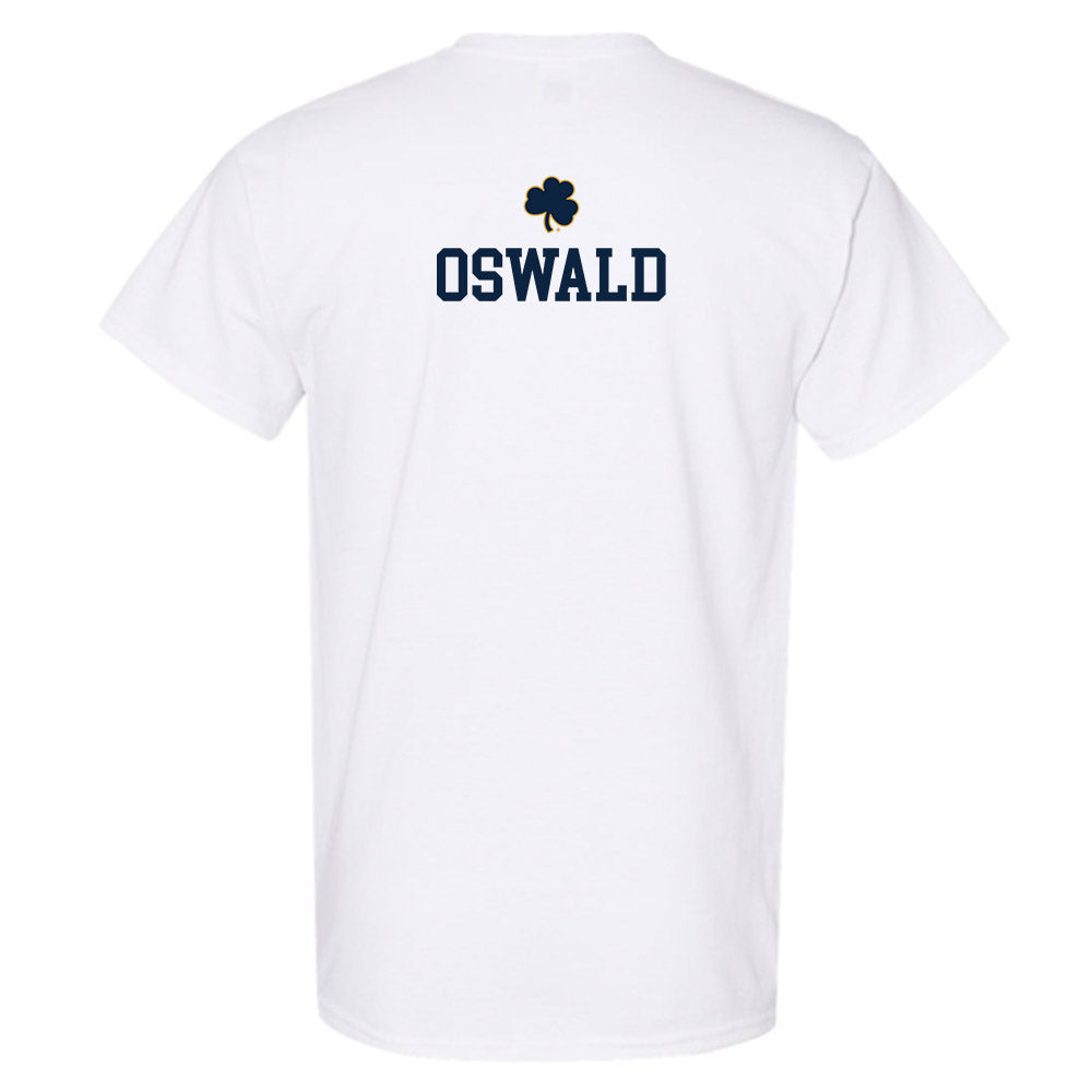 Notre Dame - NCAA Men's Swimming & Diving : Zack Oswald - Classic Shersey T-Shirt-1