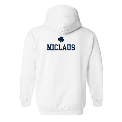 Notre Dame - NCAA Men's Fencing : Justin Miclaus - Classic Shersey Hooded Sweatshirt-1