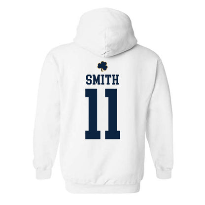 Notre Dame - NCAA Women's Basketball : Jordyn Smith - Classic Shersey Hooded Sweatshirt-1