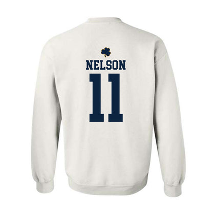 Notre Dame - NCAA Men's Ice Hockey : Danny Nelson - Classic Shersey Crewneck Sweatshirt-1