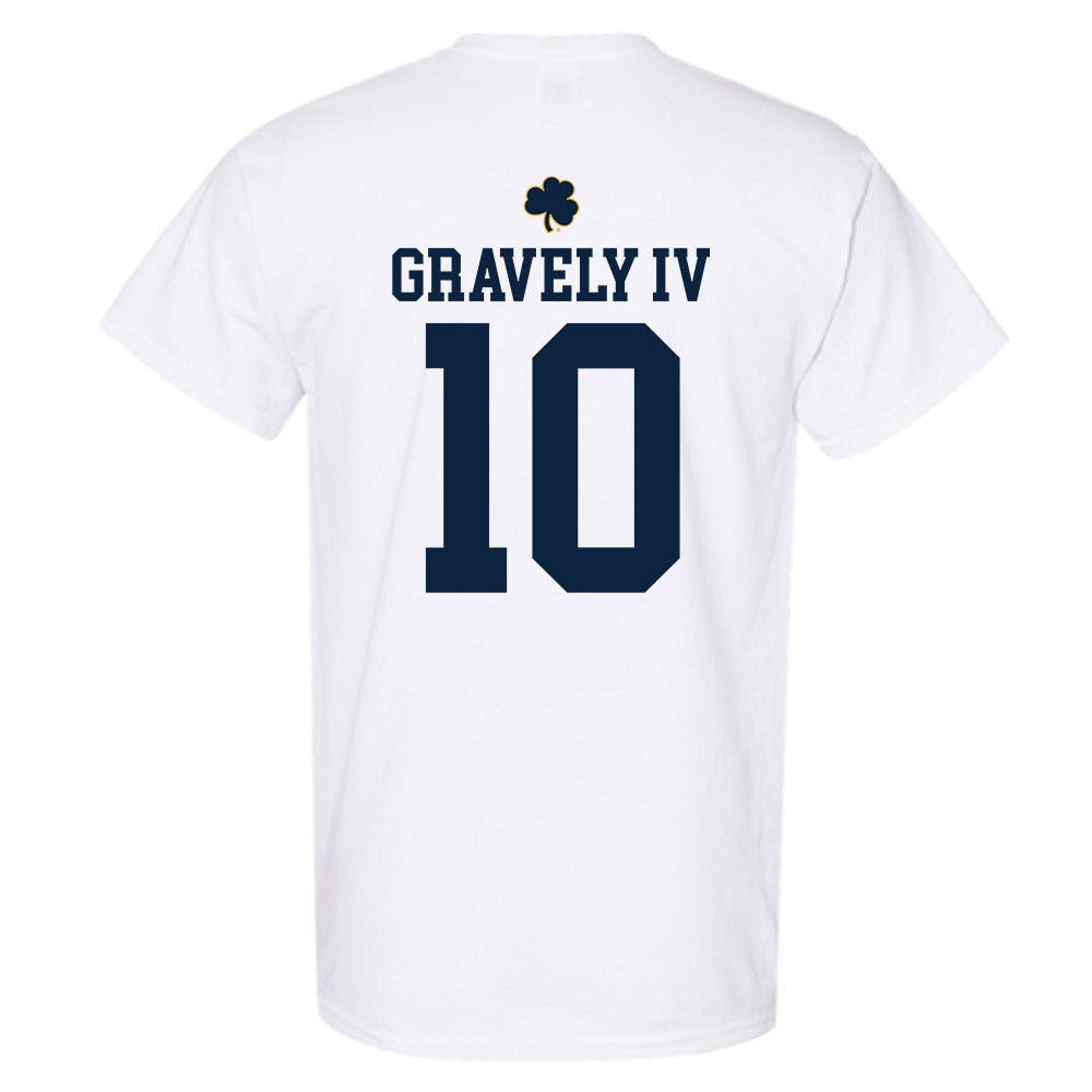 Notre Dame - NCAA Baseball : Warren Gravely IV - Classic Shersey T-Shirt-1