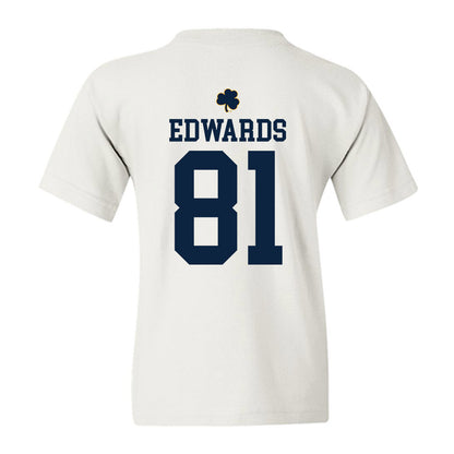 Notre Dame - NCAA Men's Ice Hockey : Beckham Edwards - Classic Shersey Youth T-Shirt-1