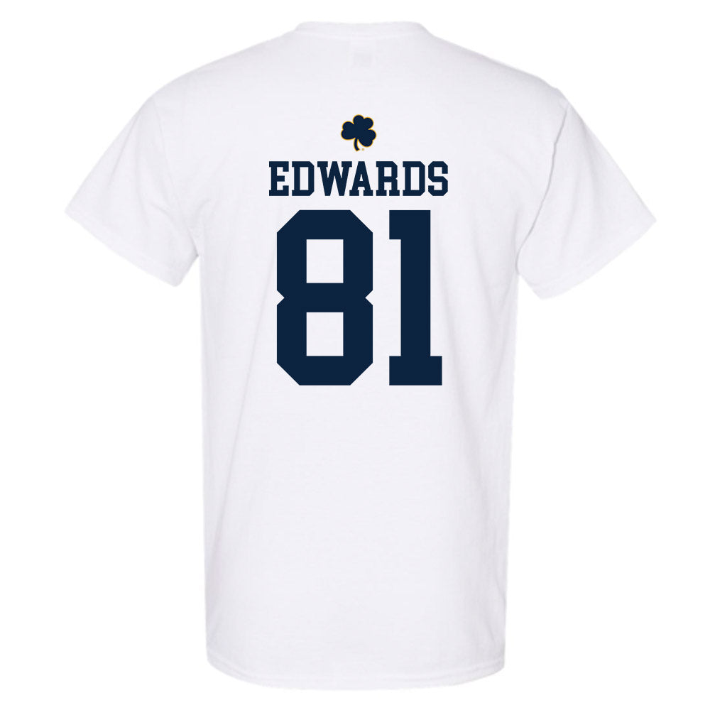 Notre Dame - NCAA Men's Ice Hockey : Beckham Edwards - Classic Shersey T-Shirt-1