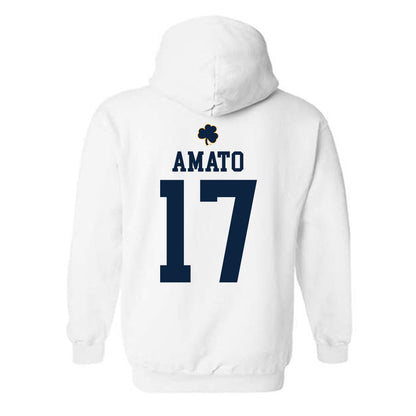 Notre Dame - NCAA Women's Lacrosse : Ellie Amato - Classic Shersey Hooded Sweatshirt-1