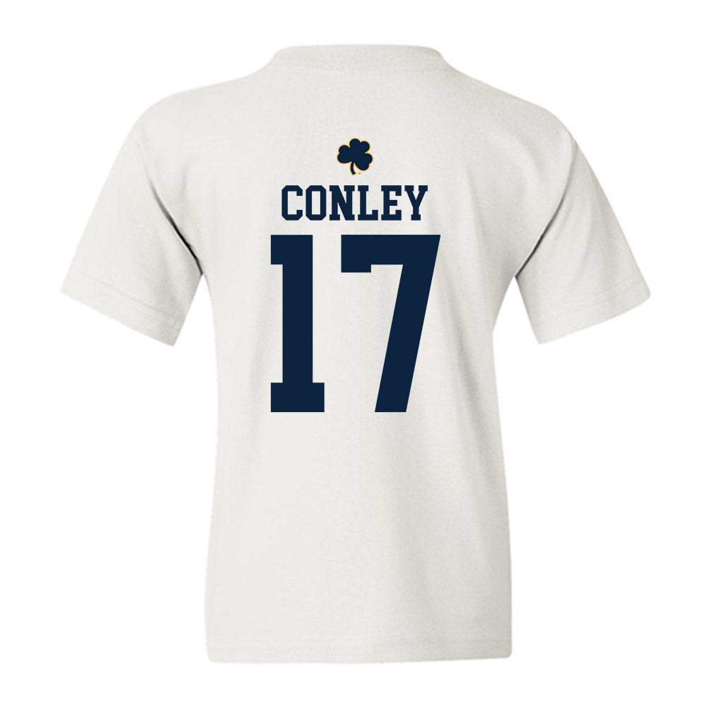 Notre Dame - NCAA Women's Lacrosse : Angie Conley - Classic Shersey Youth T-Shirt-1