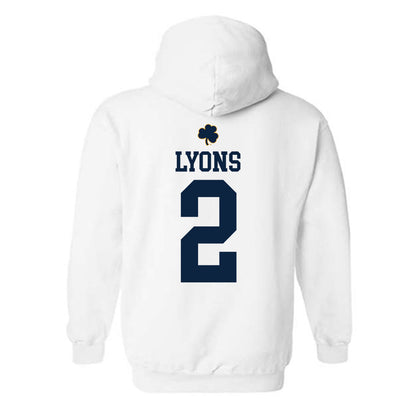 Notre Dame - NCAA Women's Lacrosse : Abigail Lyons - Classic Shersey Hooded Sweatshirt-1
