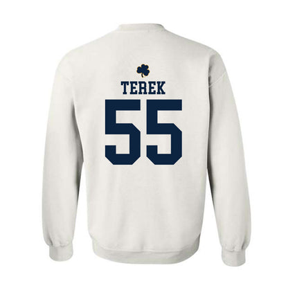 Notre Dame - NCAA Football : Christopher Terek - Classic Shersey Crewneck Sweatshirt-1