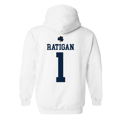 Notre Dame - NCAA Women's Basketball : Kelly Ratigan - Classic Shersey Hooded Sweatshirt-1