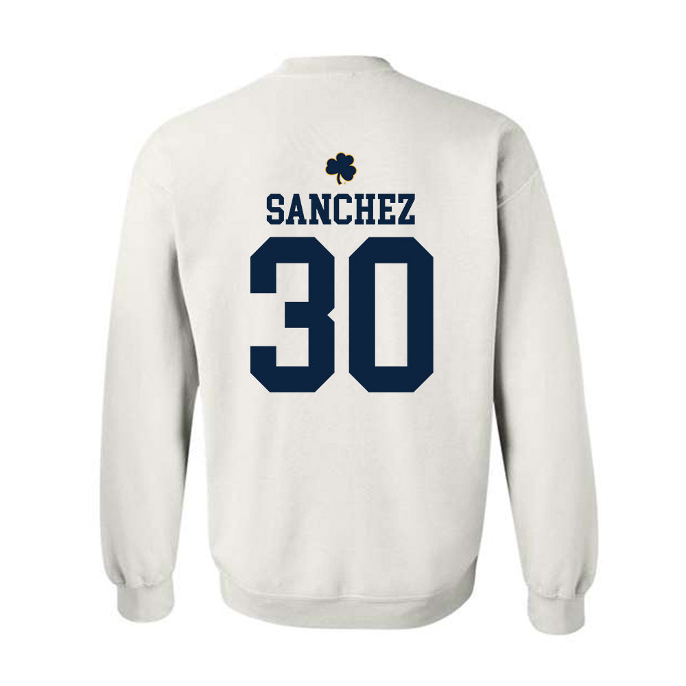 Notre Dame - NCAA Women's Basketball : Gisela Sanchez - Classic Shersey Crewneck Sweatshirt-1