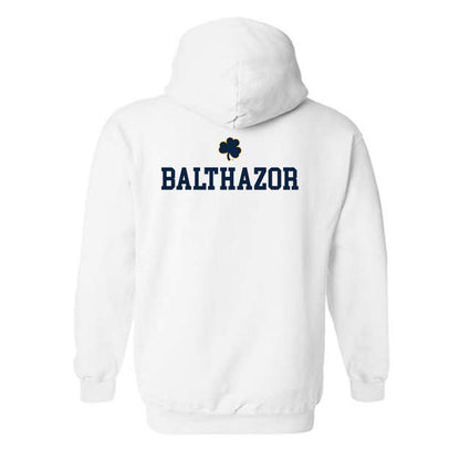 Notre Dame - NCAA Men's Tennis : Nolan Balthazor - Classic Shersey Hooded Sweatshirt-1