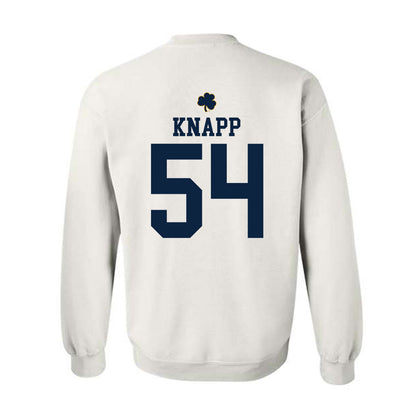 Notre Dame - NCAA Football : Anthonie Knapp - Classic Shersey Crewneck Sweatshirt-1