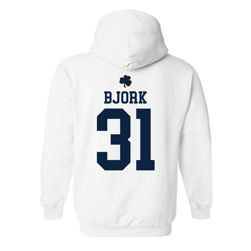 Notre Dame - NCAA Women's Volleyball : Anna Bjork - Classic Shersey Hooded Sweatshirt