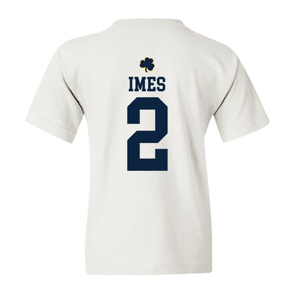 Notre Dame - NCAA Men's Basketball : Logan Imes - Classic Shersey Youth T-Shirt-1