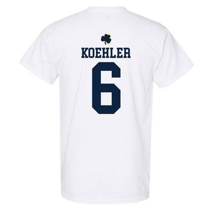 Notre Dame - NCAA Men's Basketball : Brady Koehler - Classic Shersey T-Shirt-1