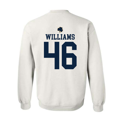 Notre Dame - NCAA Football : Matt Williams - Classic Shersey Crewneck Sweatshirt-1