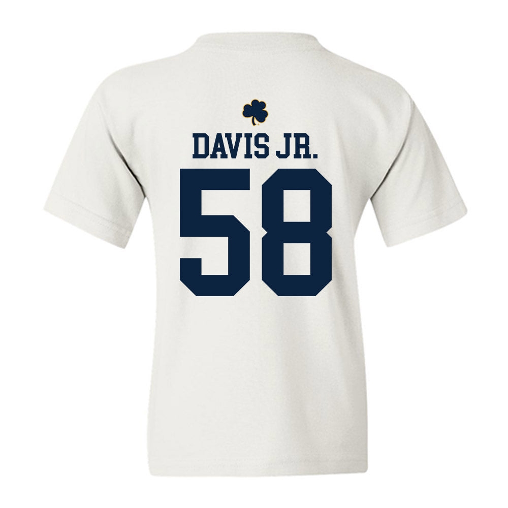Notre Dame - NCAA Football : Thomas Davis Jr. - Classic Shersey Youth T-Shirt-1