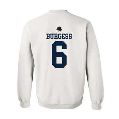 Notre Dame - NCAA Football : Christopher Burgess - Classic Shersey Crewneck Sweatshirt-1